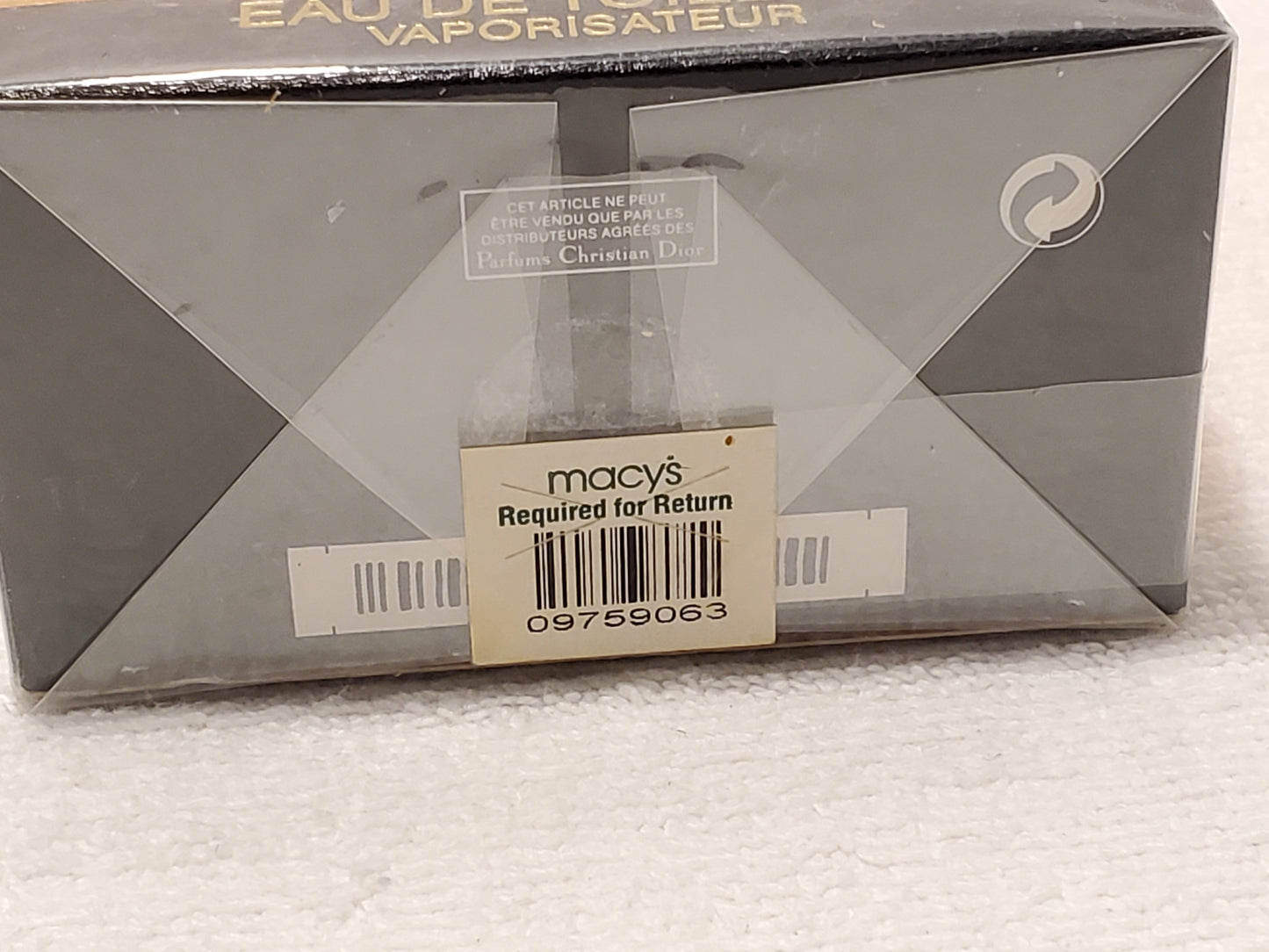 Vintage Christian Dior Paris Women's Perfume 1.7 oz Bottle New Sealed Box