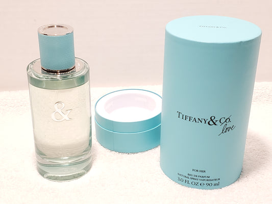 Tiffany Love For Here Women's Eau De Parfum Spray 3.0 oz Bottle Perfume PRE-OWNED