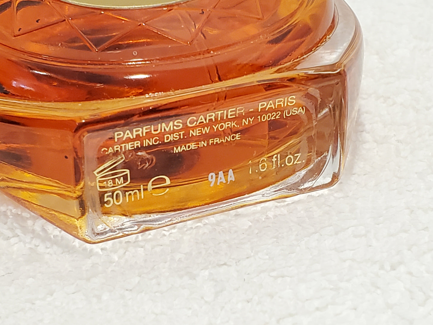 Vintage Panthere De Cartier Paris Women's Perfume Spray 1.6 oz Bottle Made in France
