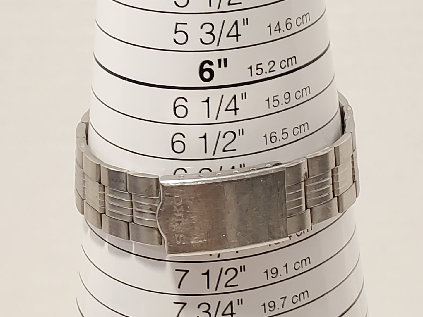 Vintage Seiko Men's Automatic Day Date Watch Stainless Steel Seventeen Jewels