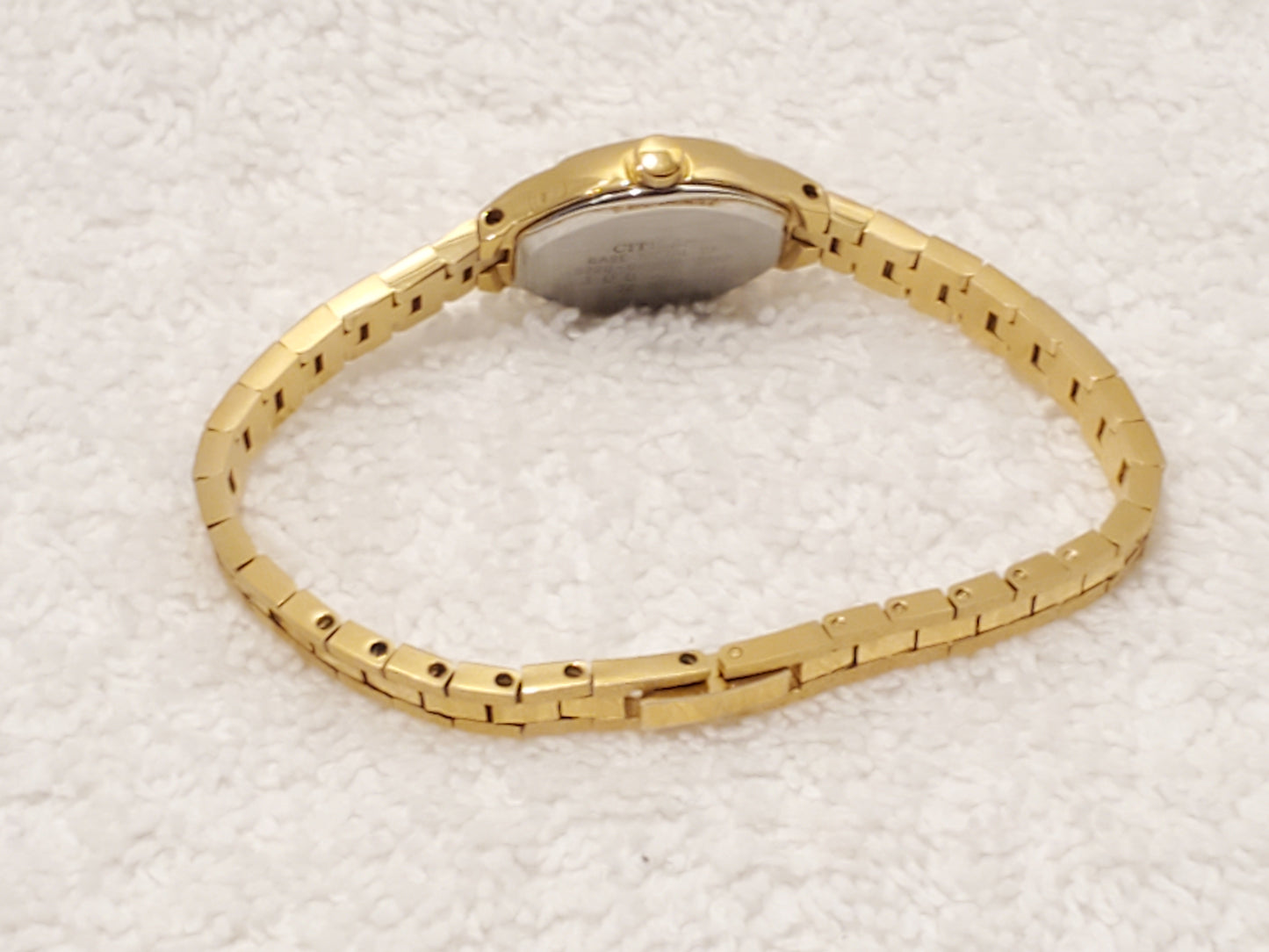 Vintage 1980's Citizen CQ Women's Gold Tone Quartz Petite Watch One Jewel