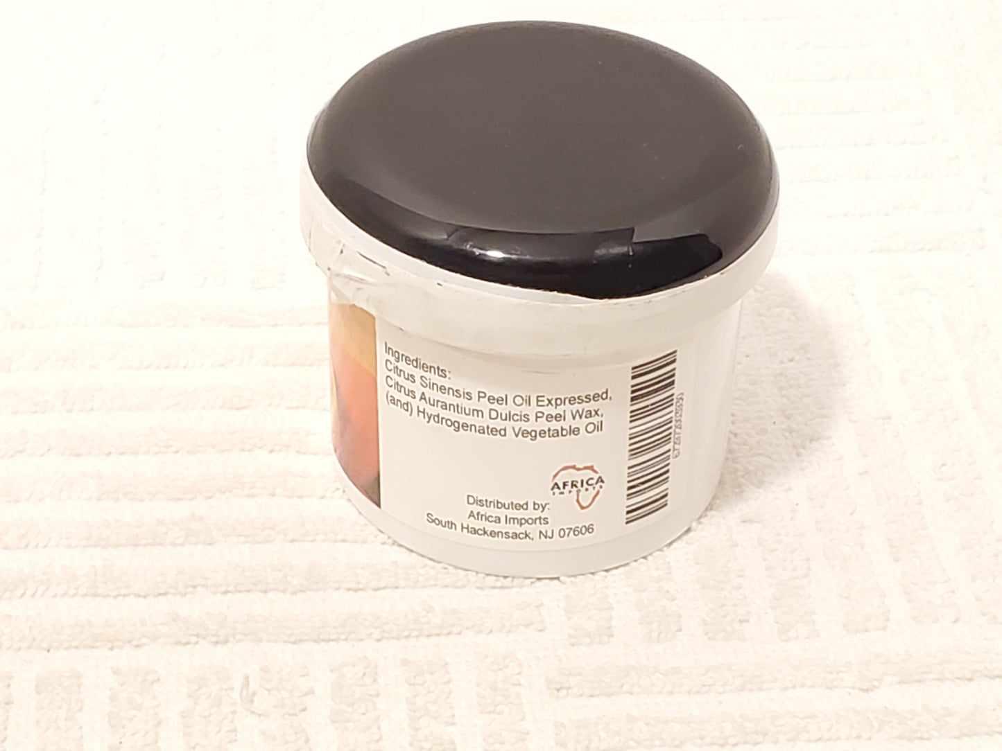 Orange Butter 100% Natural 4 oz Plastic Container Moisture Conditioning
