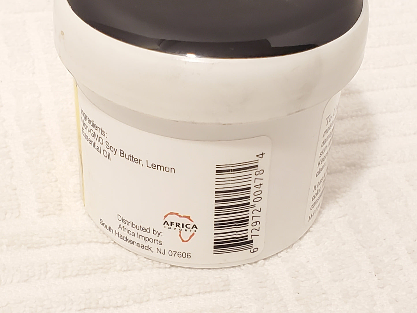 Lemon Butter 4 oz Plastic Container Nourishing Skincare