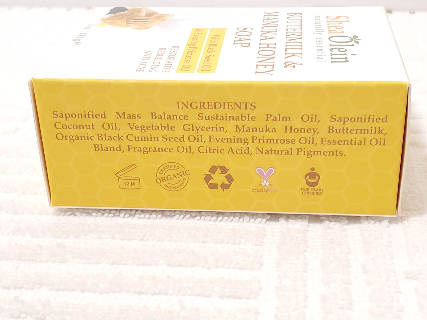 Shea Olein Naturally Essential Buttermilk Manuka Honey Soap
