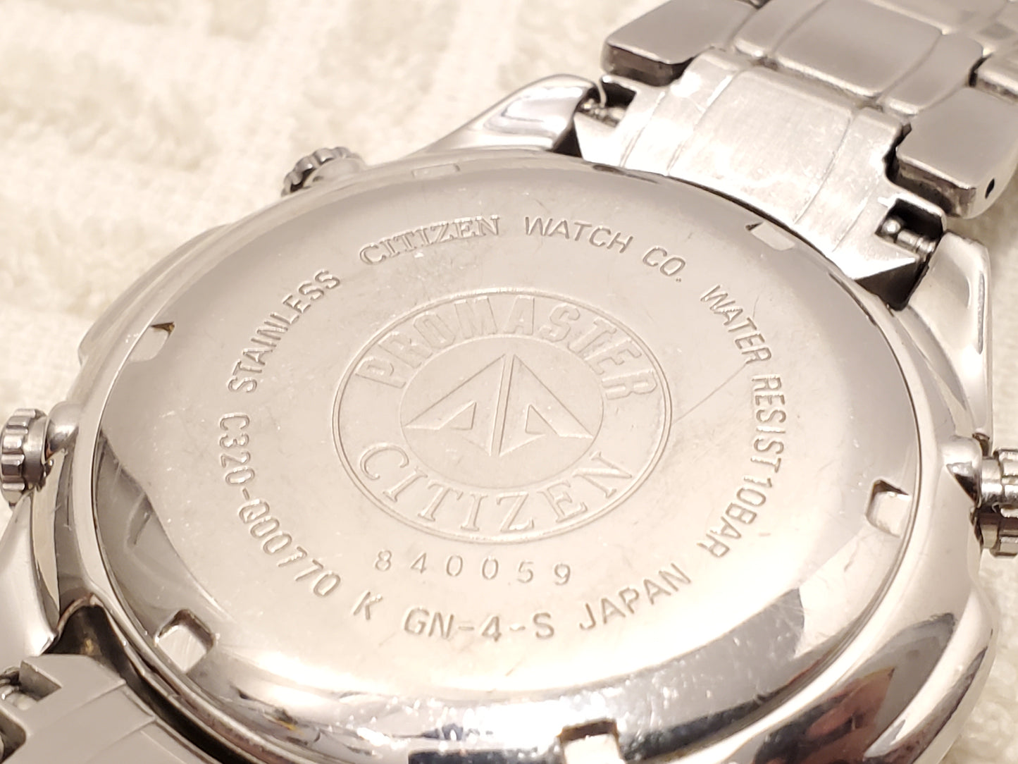 Vintage Citizen Promaster Yacht Stainless Steel Watch Analog Digital Day Date