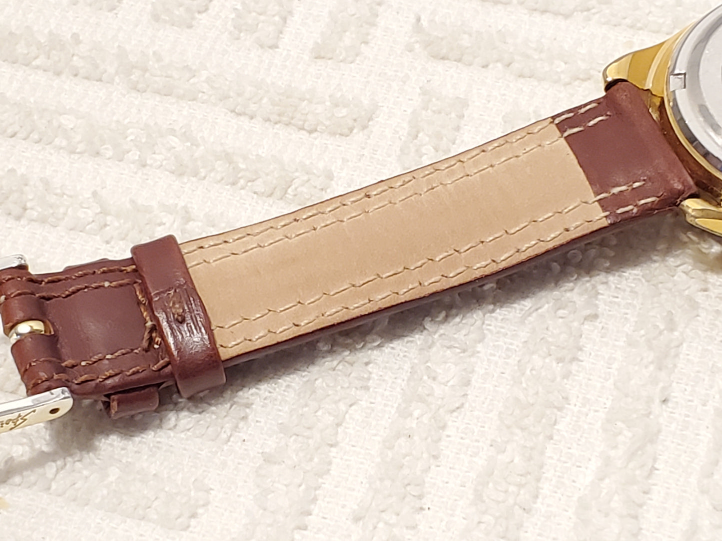 Vintage Seiko Bell-Matic Men's Day Date Automatic Watch 21 Jewels Gold Plated