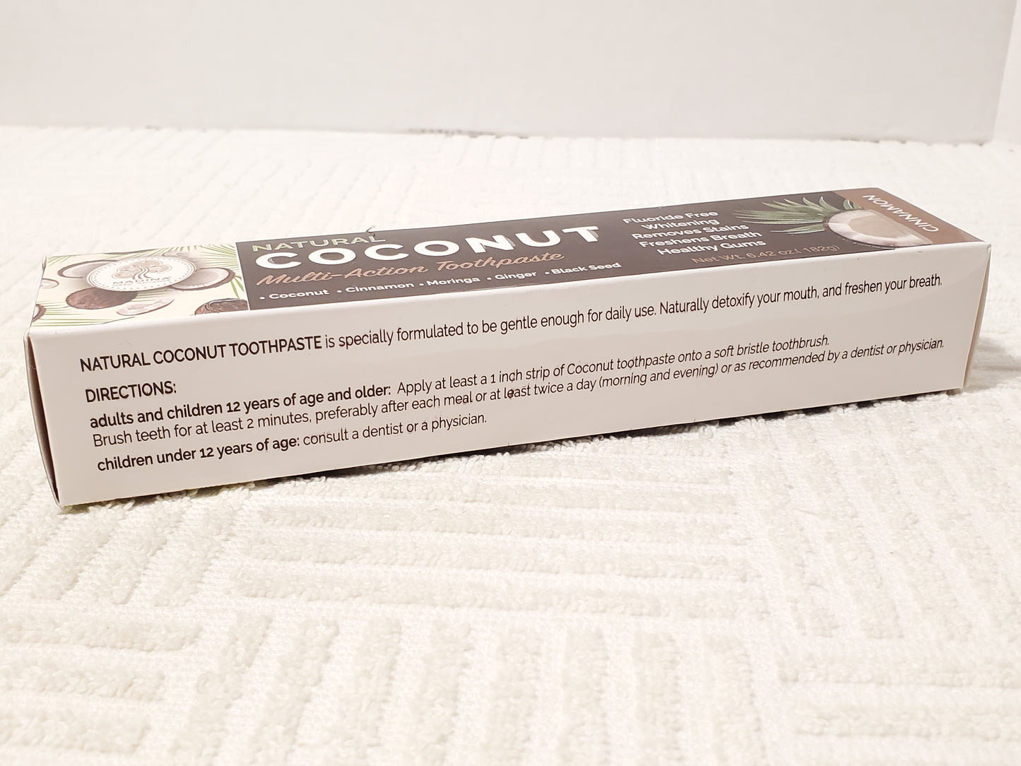 Madina Neem Advance Natural Coconut Multi Action Toothpaste Fluoride Free Whitening