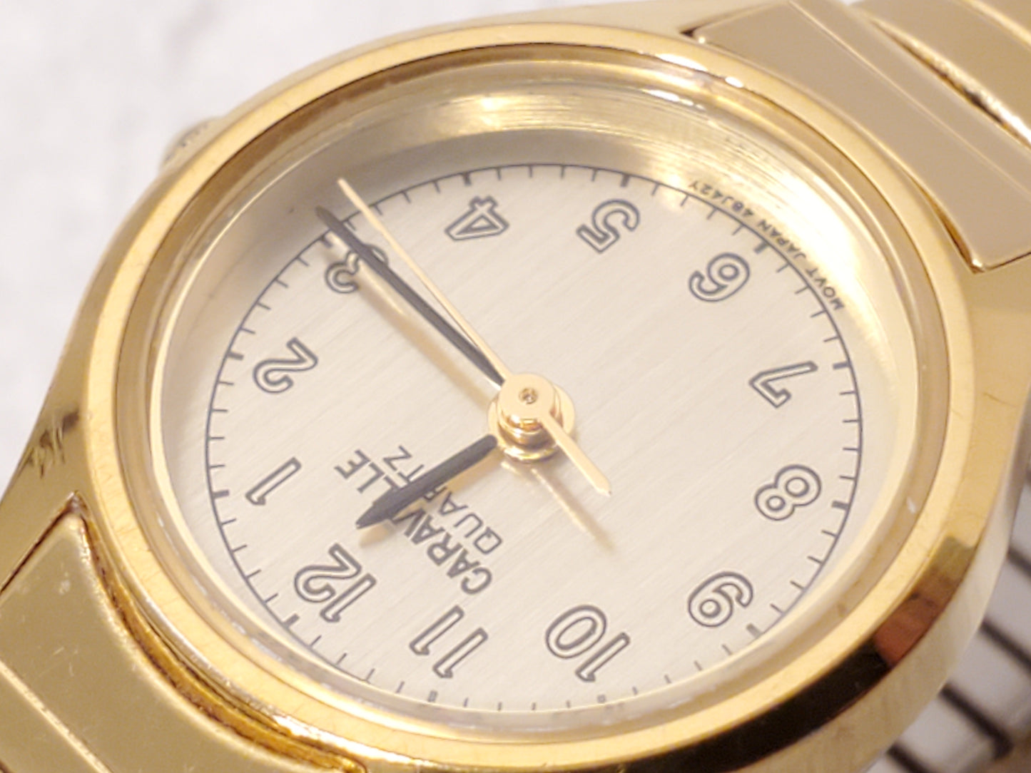Vintage Caravelle by Bulova Women's Watch Gold Tone Flex Band Stainless Steel