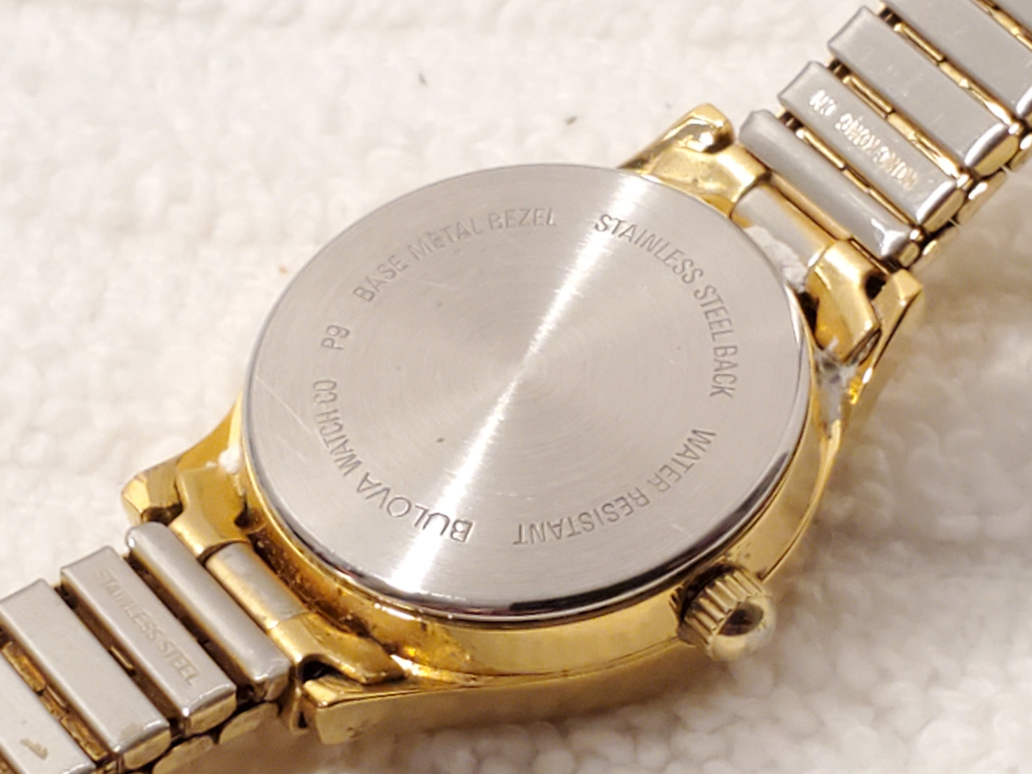 Vintage Caravelle by Bulova Women's Watch Gold Tone Flex Band Stainless Steel