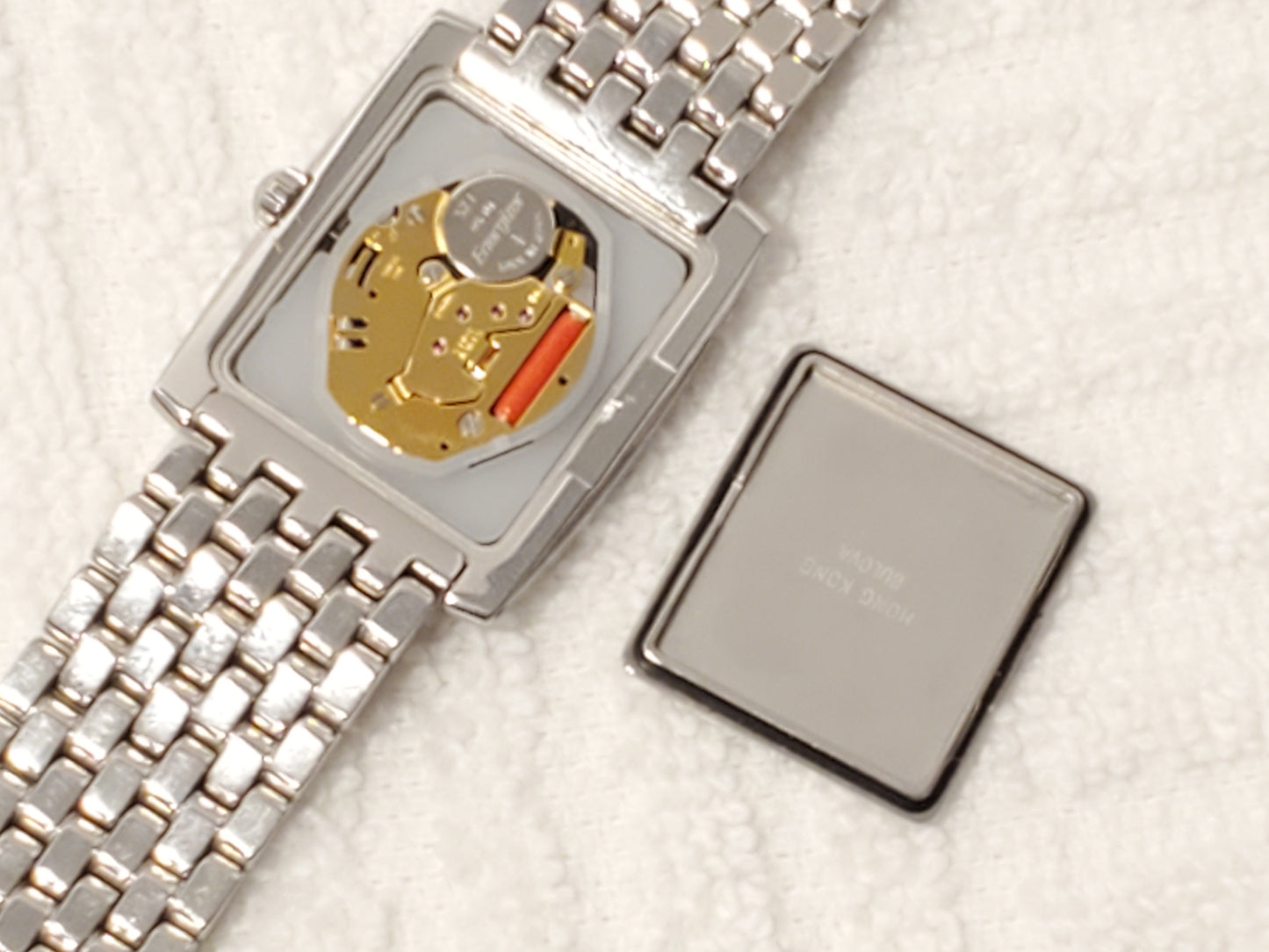 Wittnauer Womens Watch 44 Diamonds Bezel Sapphire Crystal Black Dial Five Jewels