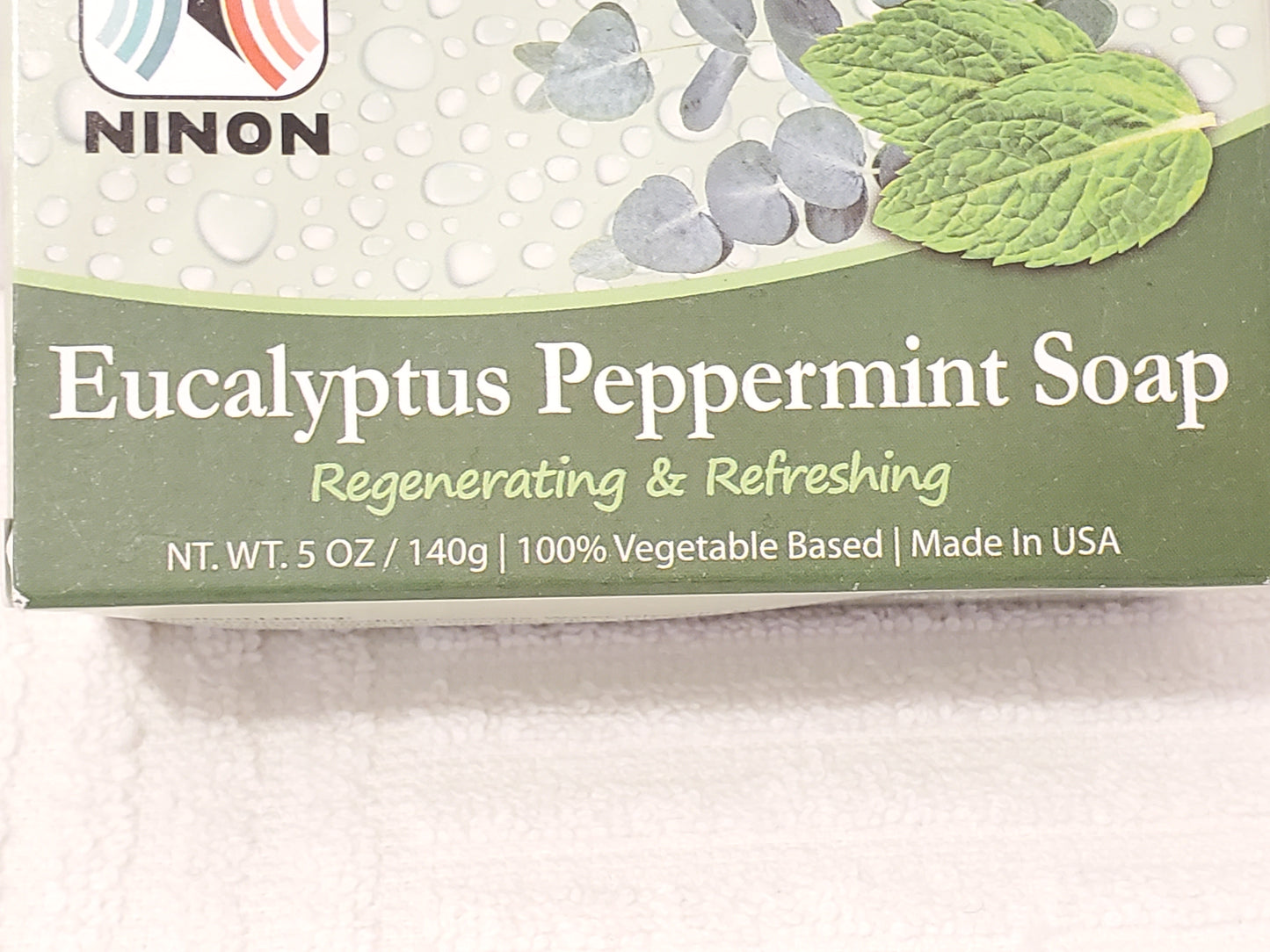 Eucalyptus Peppermint Soap 5 Ounce Bar by Ninon Made in USA