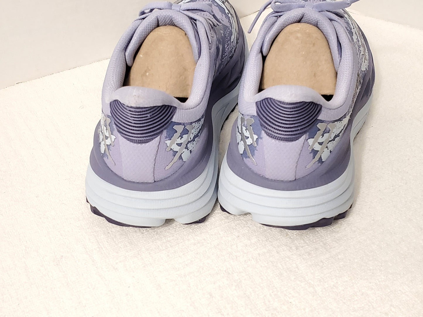 Hoka Stinson 7 Women's Purple Sky Trail All Terrain Running Shoes Foot Frame NIB