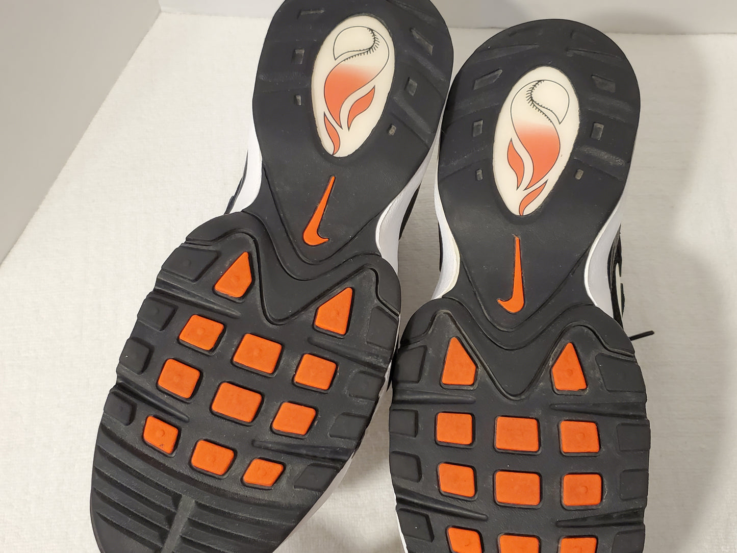 Nike Air Griffey Max 1 Men's Black White Orange High Top Sneakers Size 13