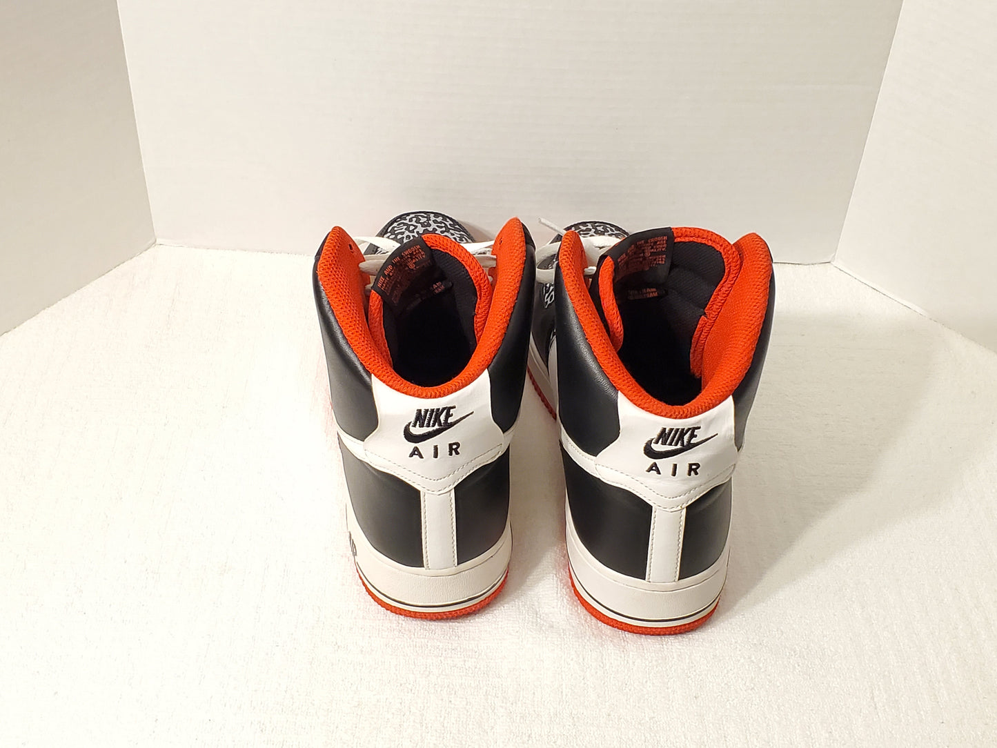 Nike Air Force 1 High Top Men's Sneakers Size 13 Poison Dart Frog White Black