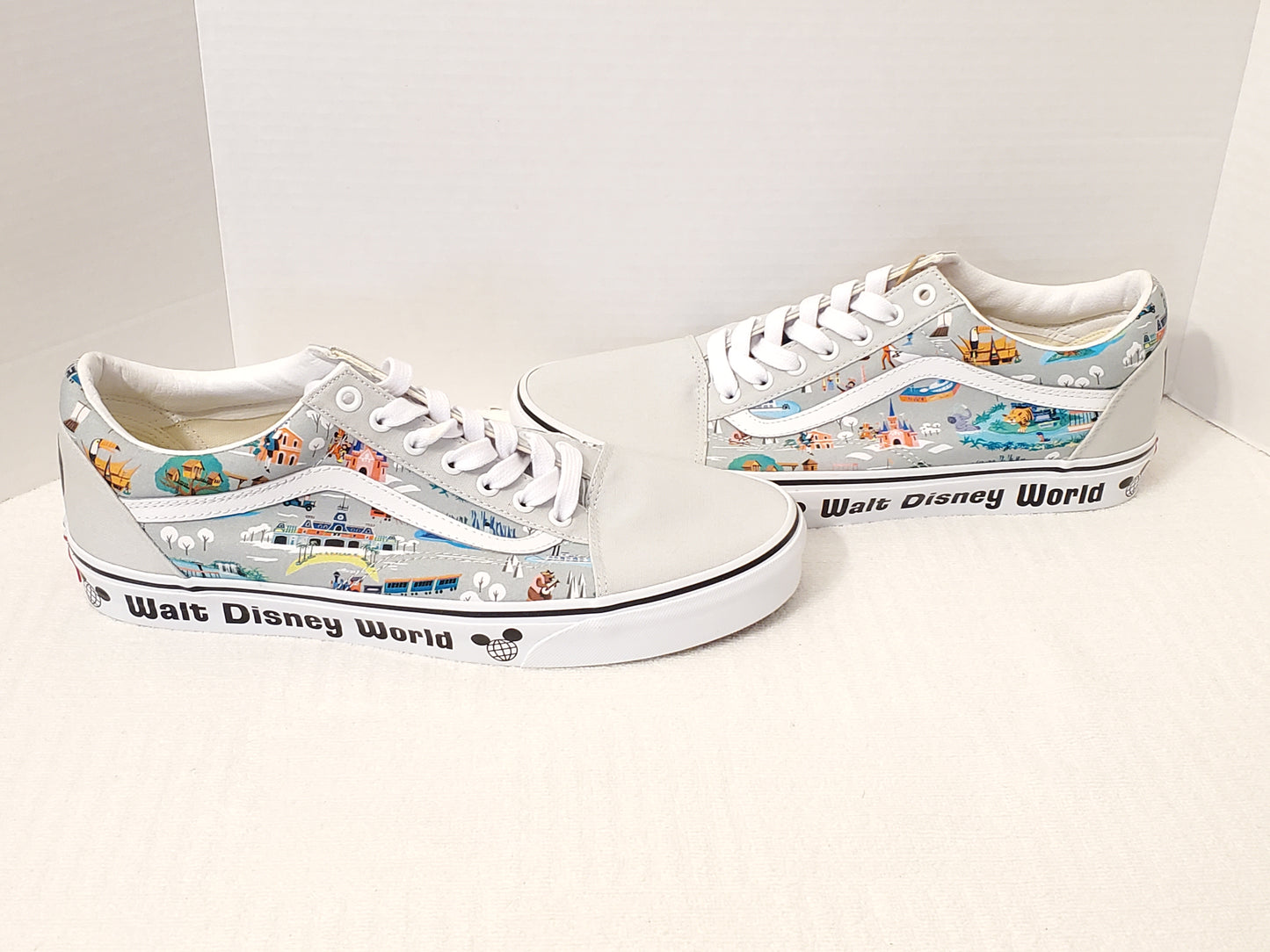 Vans Off The Wall Walt Disney World 50th Anniversary Mens Shoes Size 12 New Gray