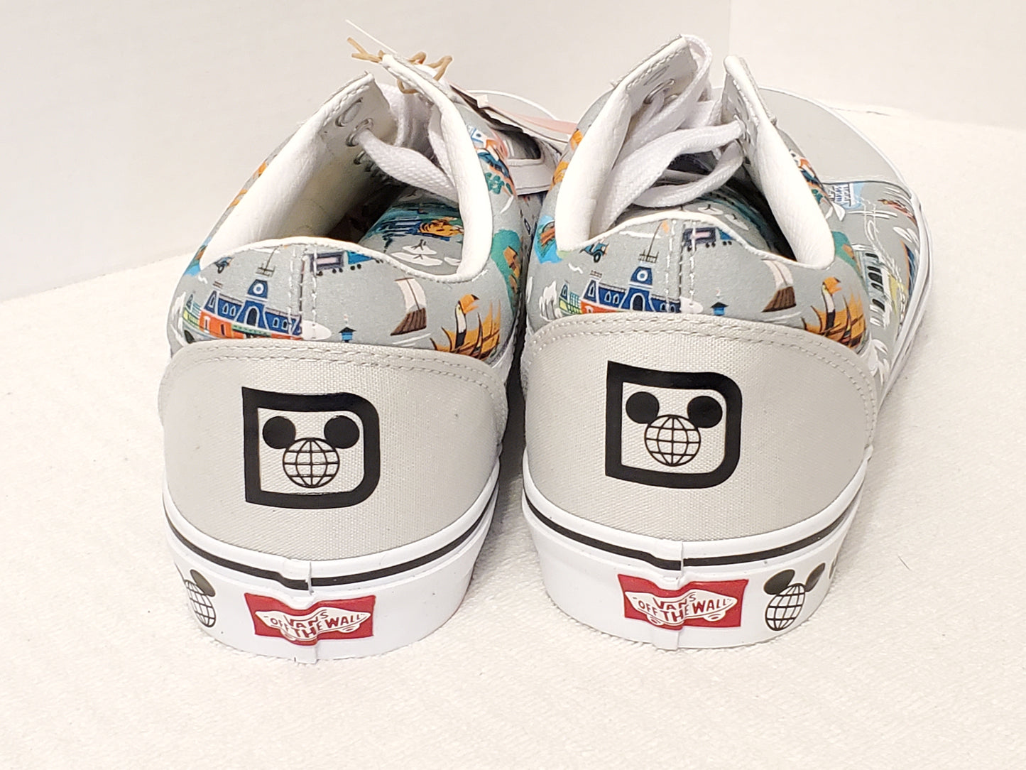 Vans Off The Wall Walt Disney World 50th Anniversary Mens Shoes Size 12 New Gray