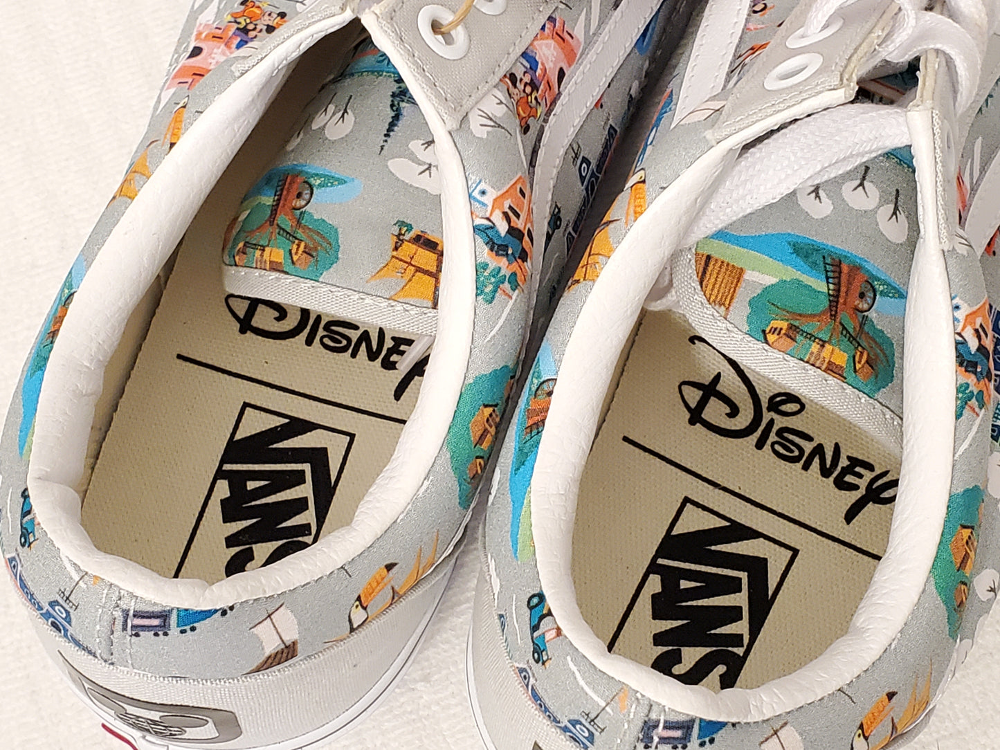 Vans Off The Wall Walt Disney World 50th Anniversary Mens Shoes Size 12 New Gray