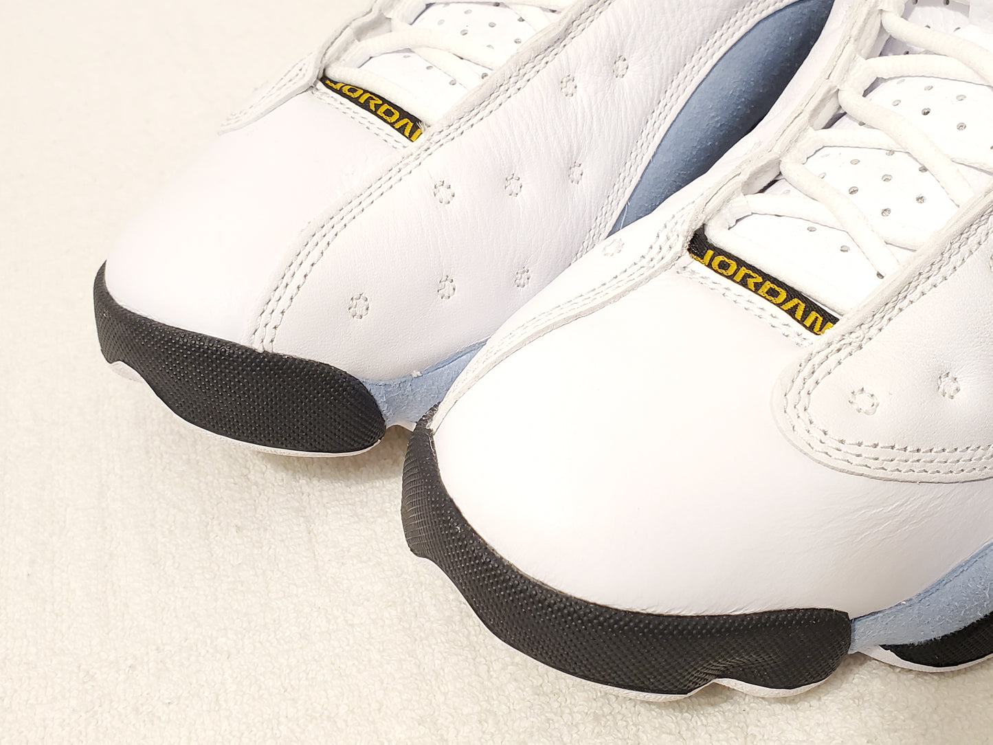 Nike Air Jordan 13 Retro Blue Grey White Black Men's Size 8.5 Leather Suede