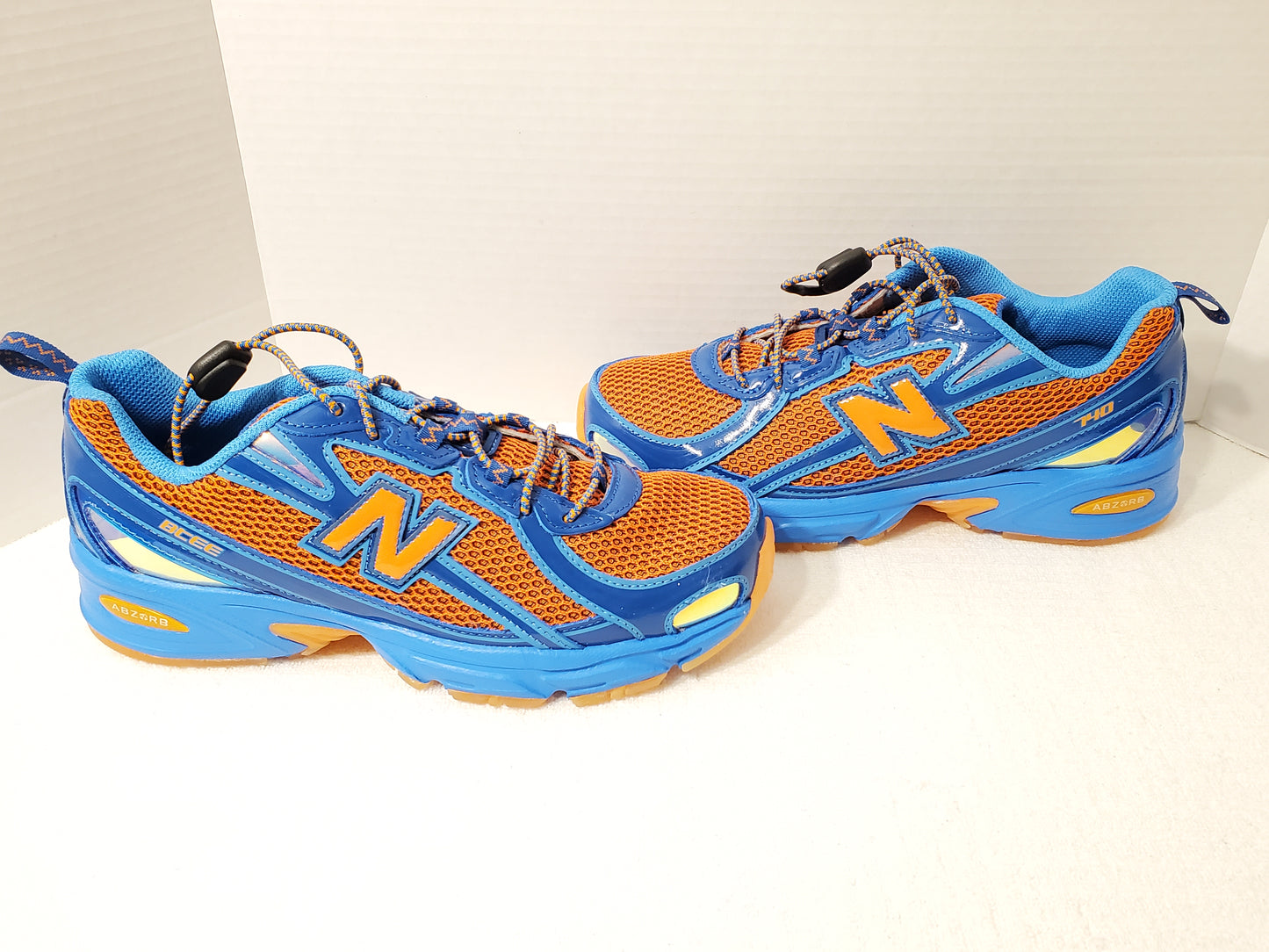 New Balance 740v2 Benson Tech Blue Orange Sneakers Lace Up Women's 8.5 Men's 7
