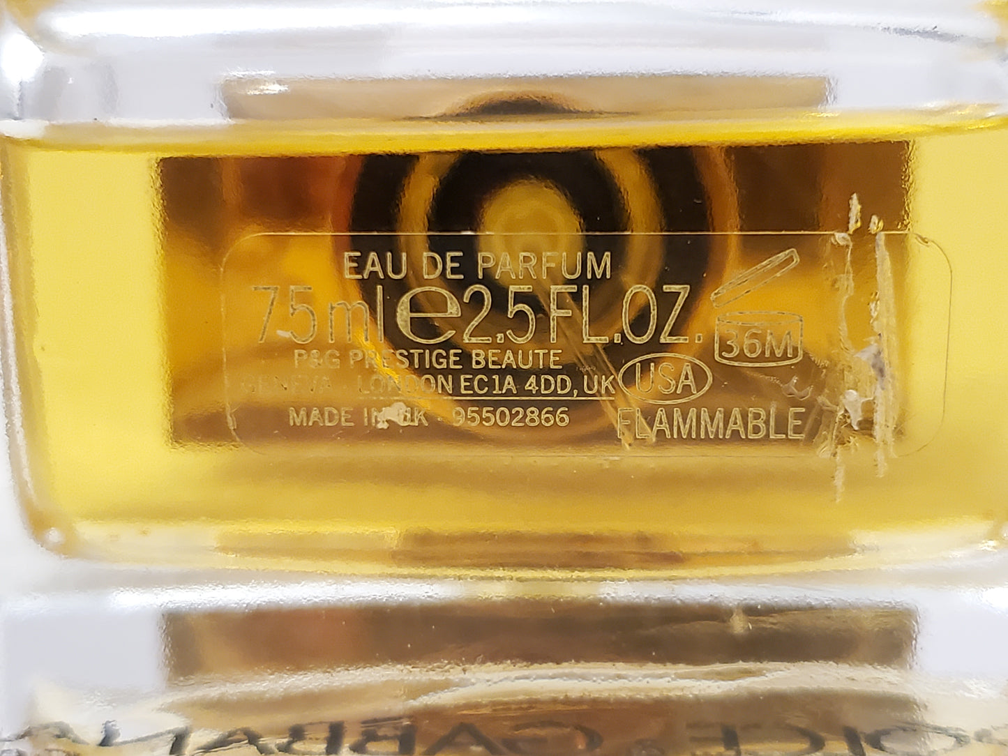 Dolce Gabbana The One Women's Perfume 2.5 oz Bottle Spray Fragrance Pre-Owned