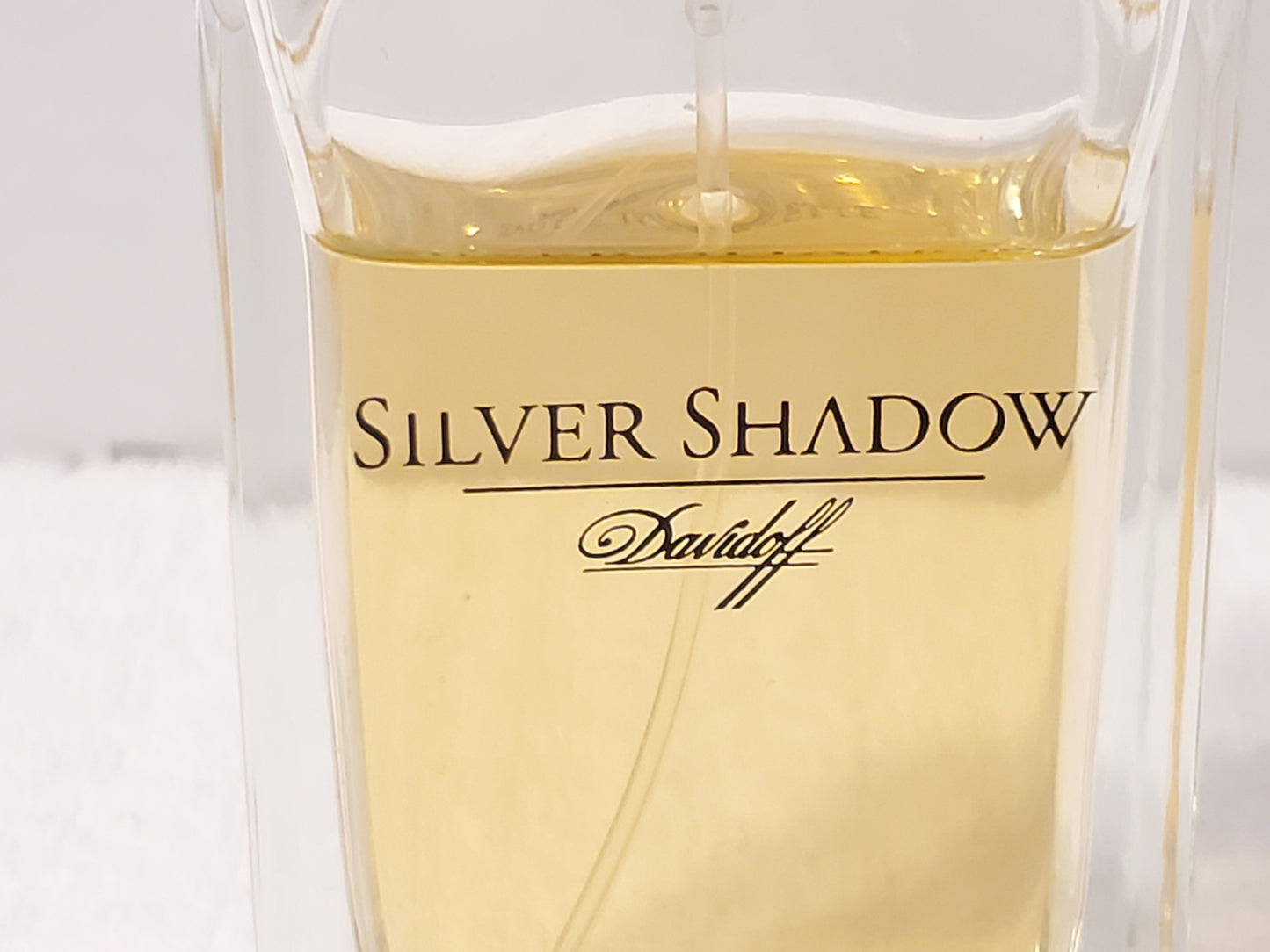 Vintage Silver Shadow Davidoff Men's Cologne Spray 1.7 oz Bottle Made in France