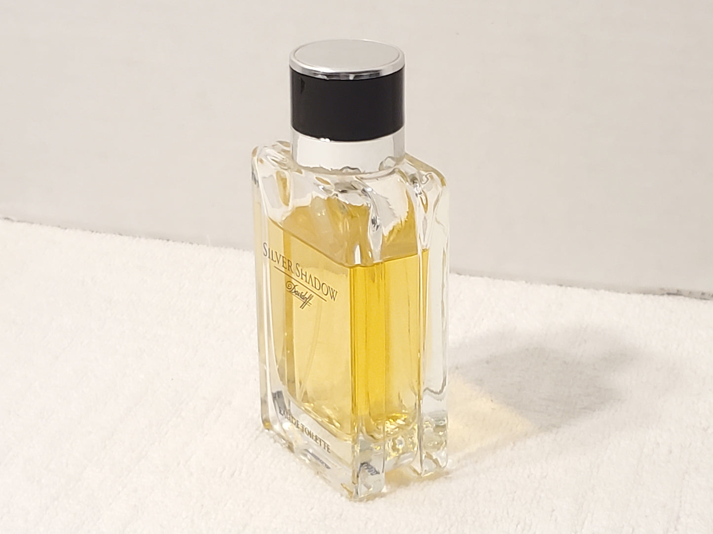 Vintage Silver Shadow Davidoff Men's Cologne Spray 1.7 oz Bottle Made in France
