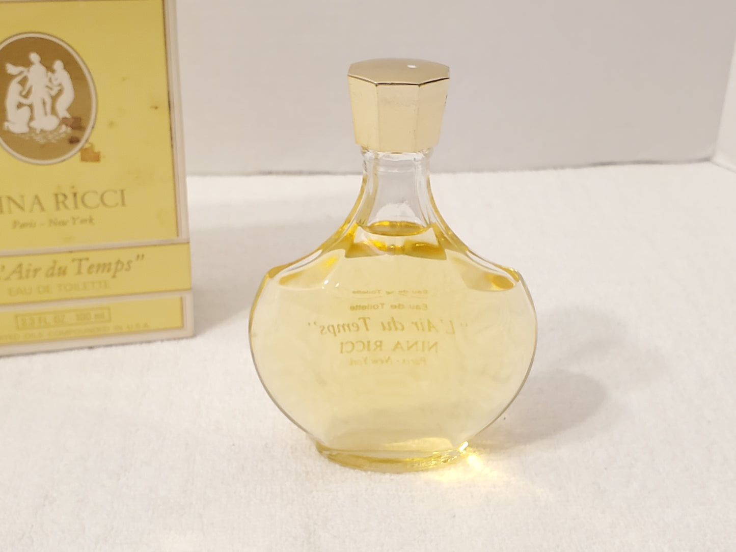 Vintage NINA RICCI L'Air du Temps 3.3 oz Eau De Toilette Splash Perfume Women's
