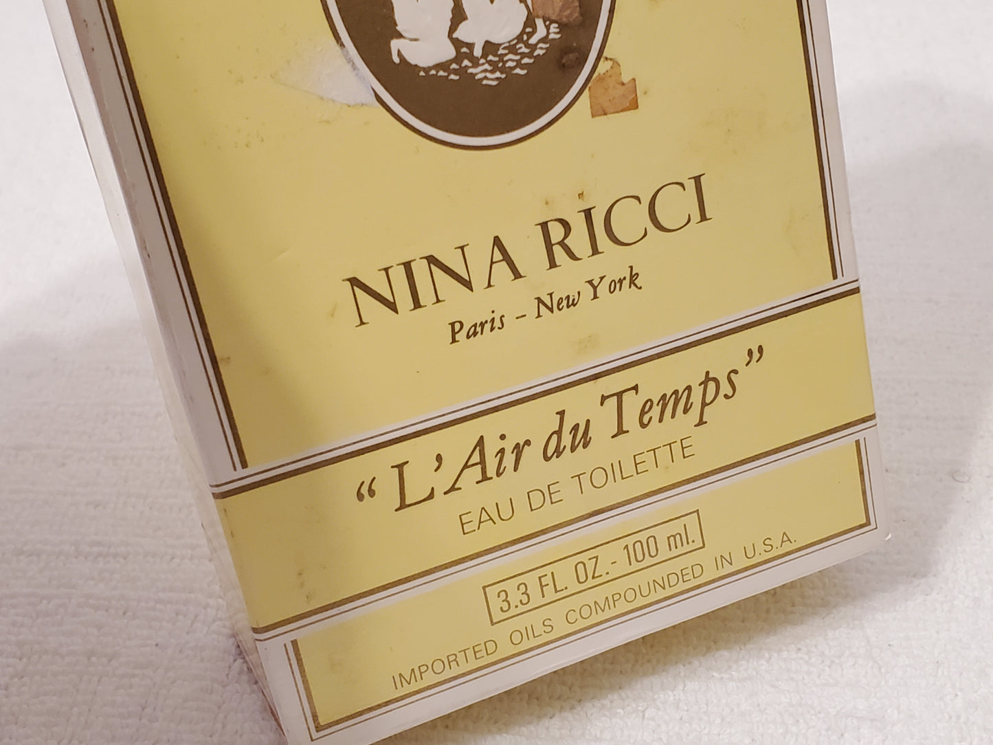 Vintage NINA RICCI L'Air du Temps 3.3 oz Eau De Toilette Splash Perfume Women's