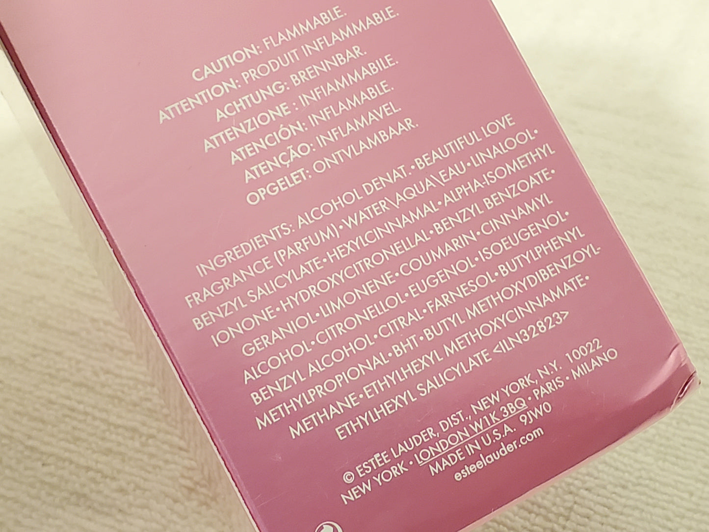 Beautiful Love by Estee Lauder Women's Perfume Spray 2.5 oz Bottle New Sealed