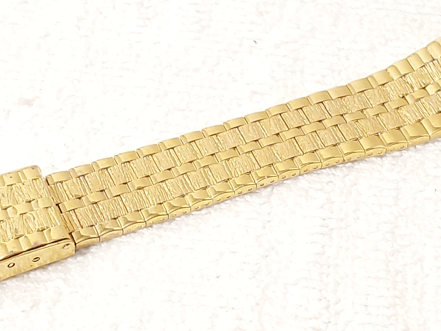 Vintage Jules Jurgensen Women's Tank Watch Two Diamonds Gold Plated Five Jewels