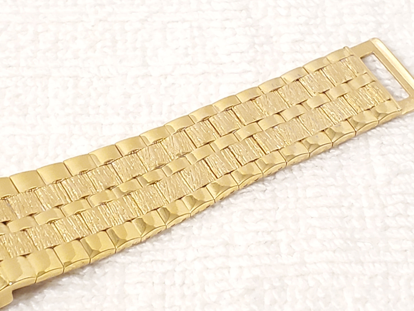 Vintage Jules Jurgensen Women's Tank Watch Two Diamonds Gold Plated Five Jewels