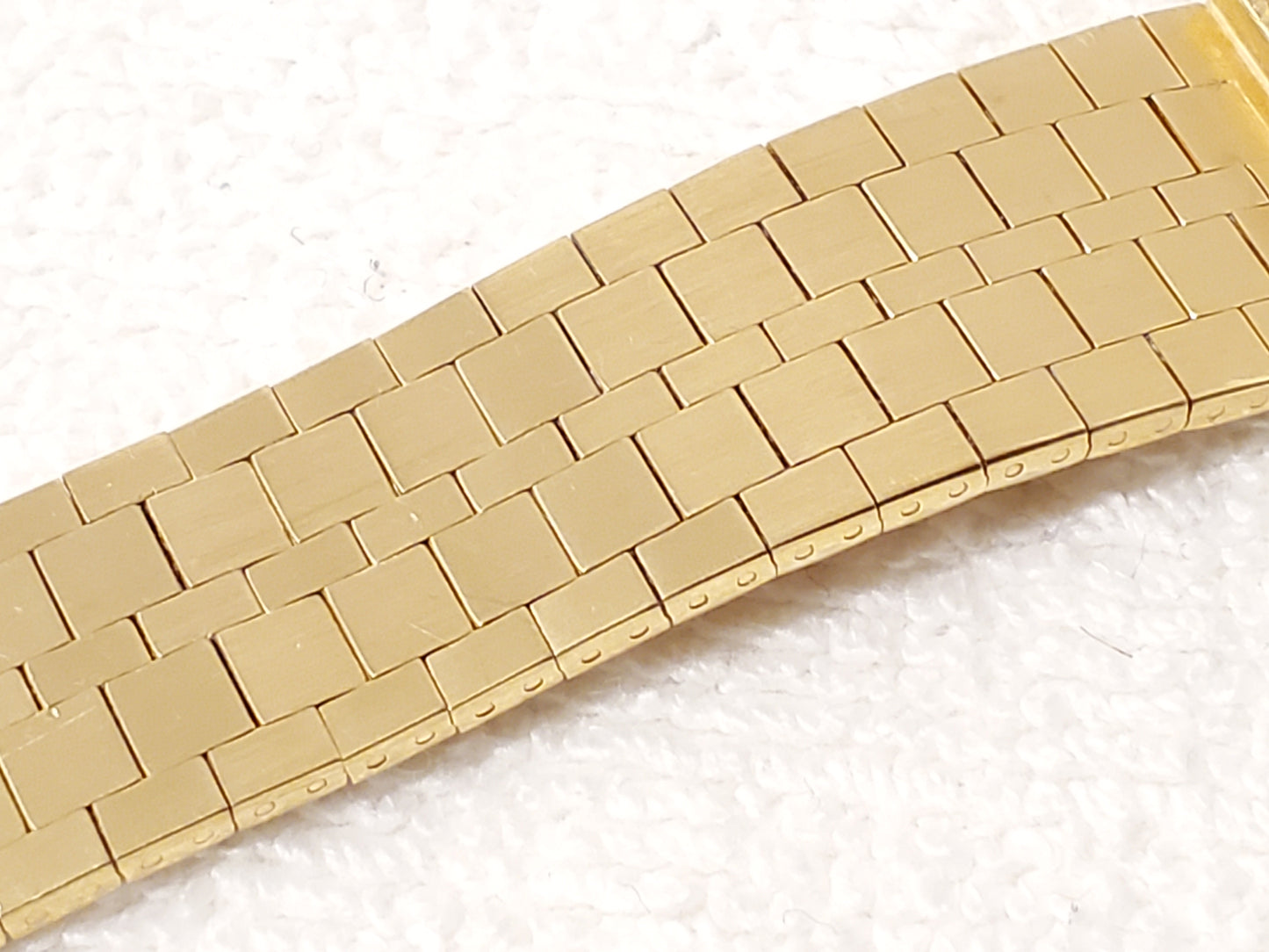 Vintage Jules Jurgensen Women's Tank Watch Two Diamonds Gold Plated Five Jewels