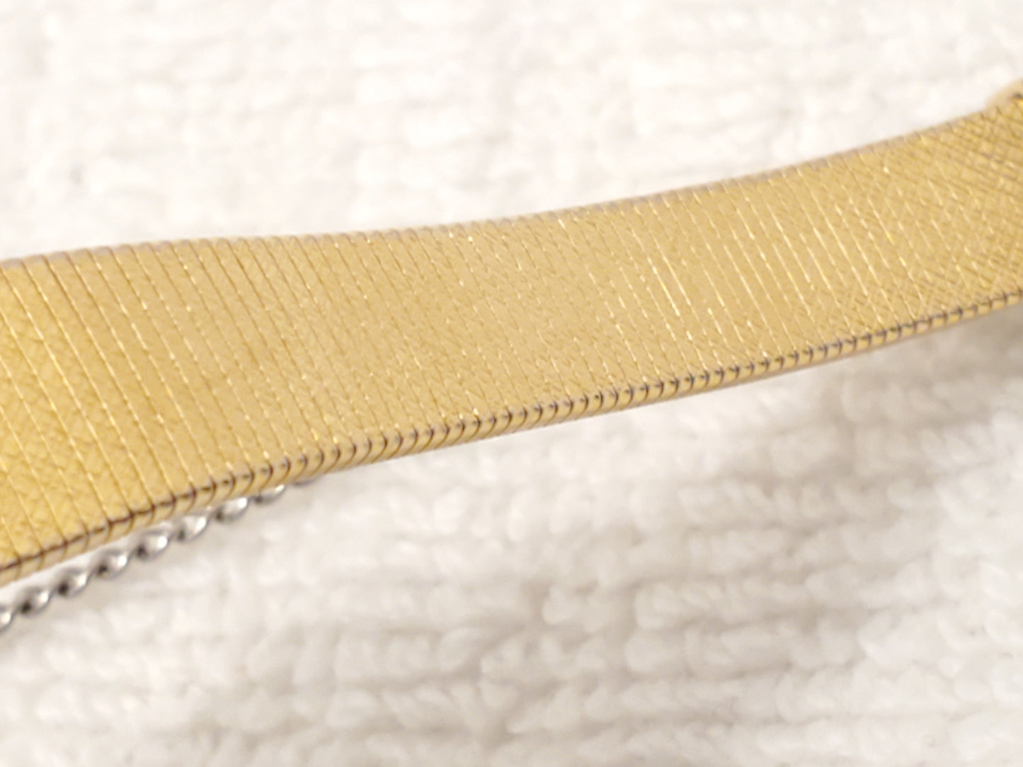 Vintage Seiko Women's Gold Plated Tank Quartz Watch Six Jewels Stainless Steel