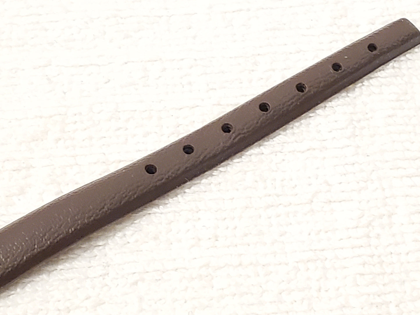 Vintage Timex Gold Plated Wind Up Analog Women's Watch Brown Dial Plastic Strap
