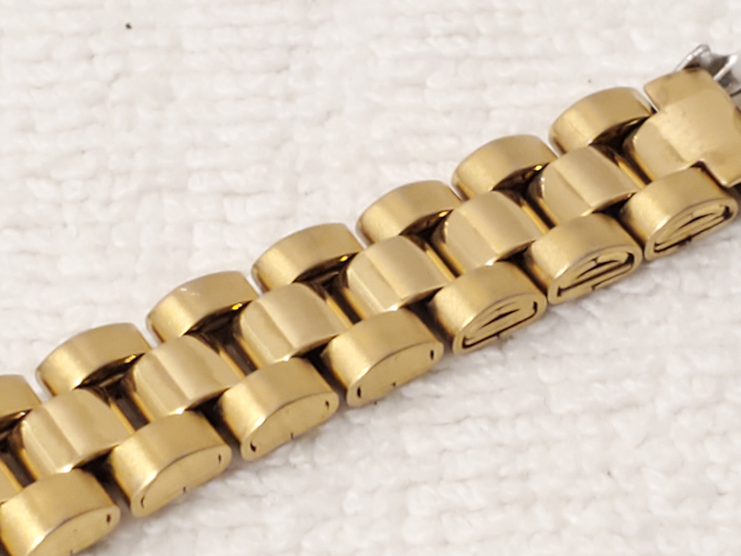 Vintage Citizen Gold Plated Tone Women's Day Date Watch Black Dial S Steel