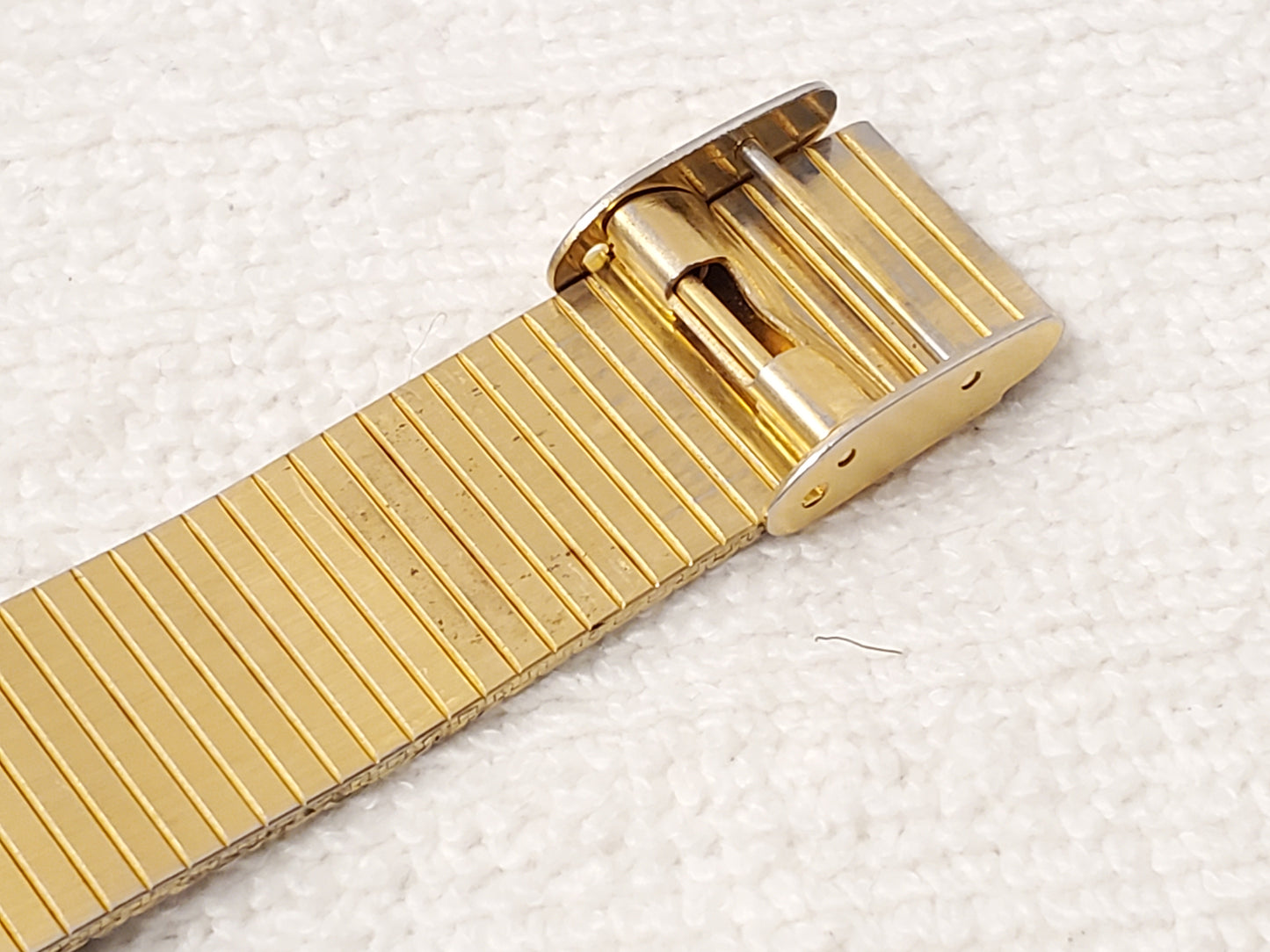 Vintage Jules Jurgensen Men's Gold Tone Day Date Quartz Watch Stainless Steel