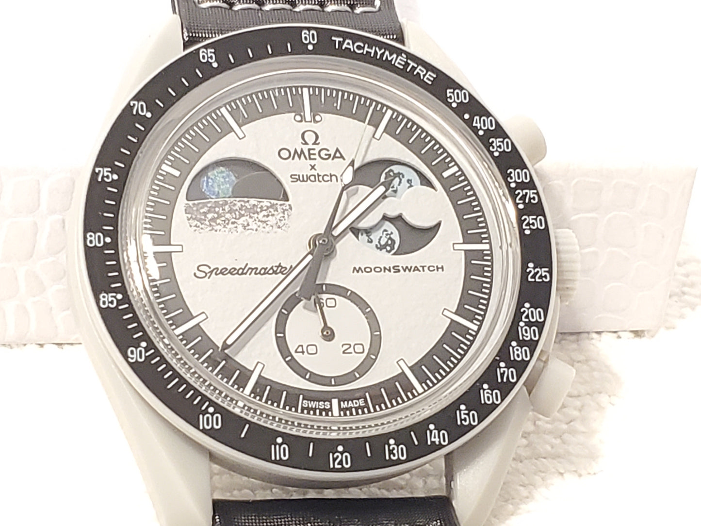 Omega x Swatch Swiss Made Speed Master Men's Moons Watch Chronograph Four Jewels