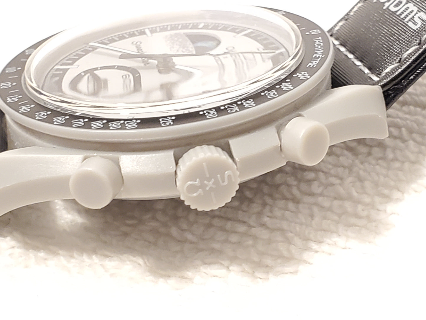 Omega x Swatch Swiss Made Speed Master Men's Moons Watch Chronograph Four Jewels