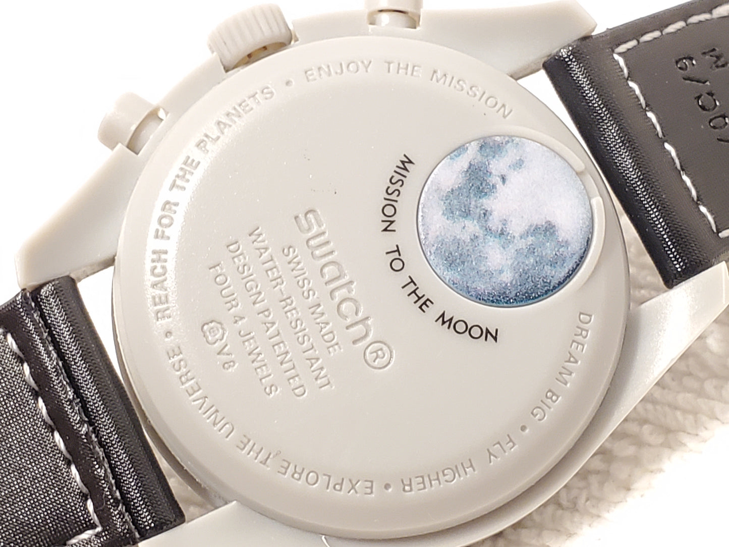 Omega x Swatch Swiss Made Speed Master Men's Moons Watch Chronograph Four Jewels