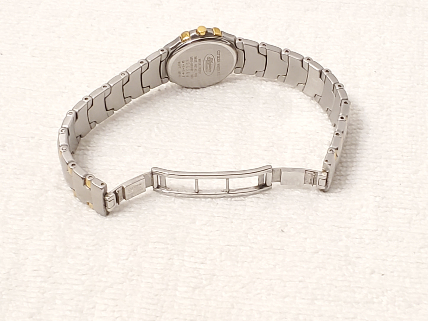 Vintage Citizen Elegance Women's Stainless Steel Gold Plated Quartz Watch