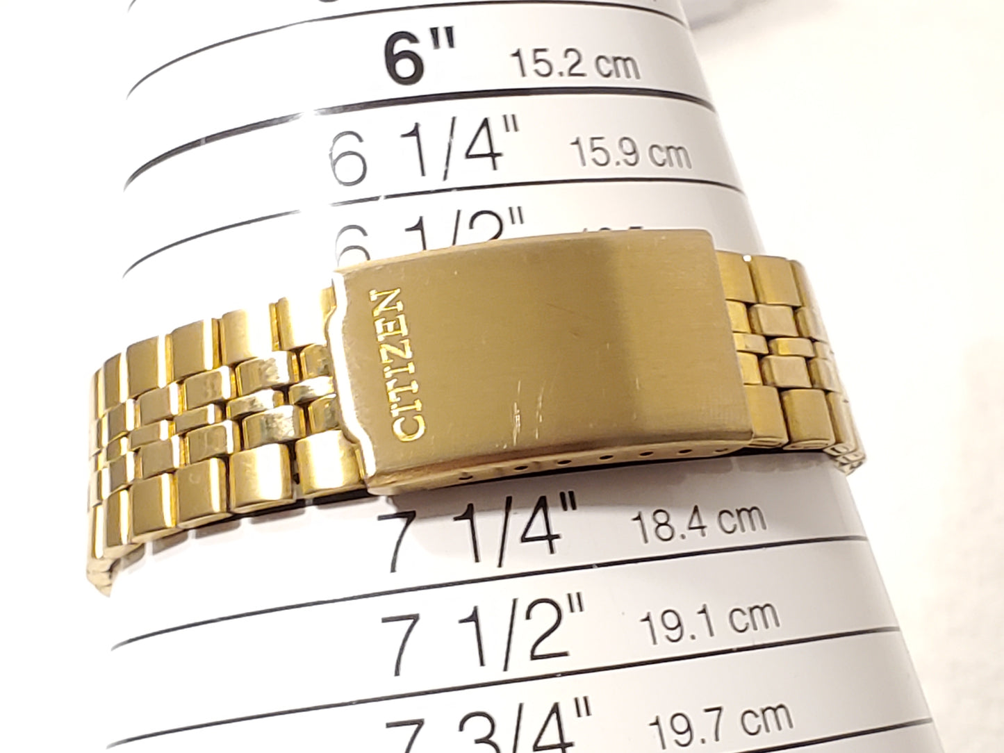 Vintage Citizen Automatic Twenty One Jewels Men's Gold Plated Watch Day Date