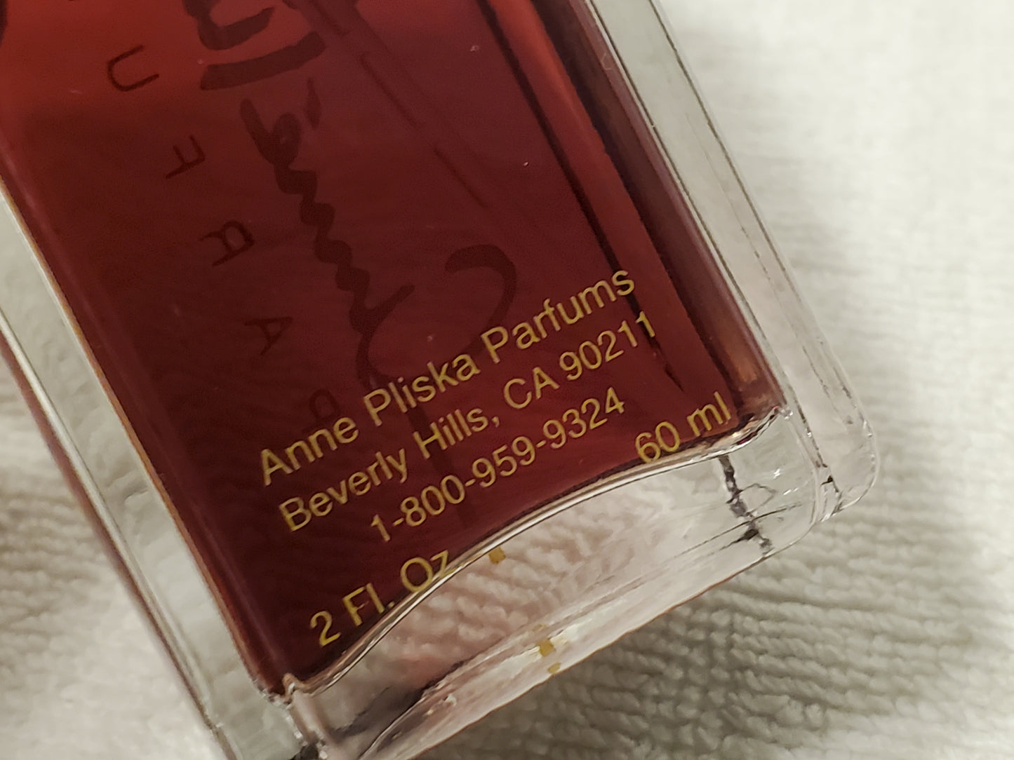 Vintage Anne Pliska Parfum Women's Perfume Spray 2.0 oz Bottle Made in USA