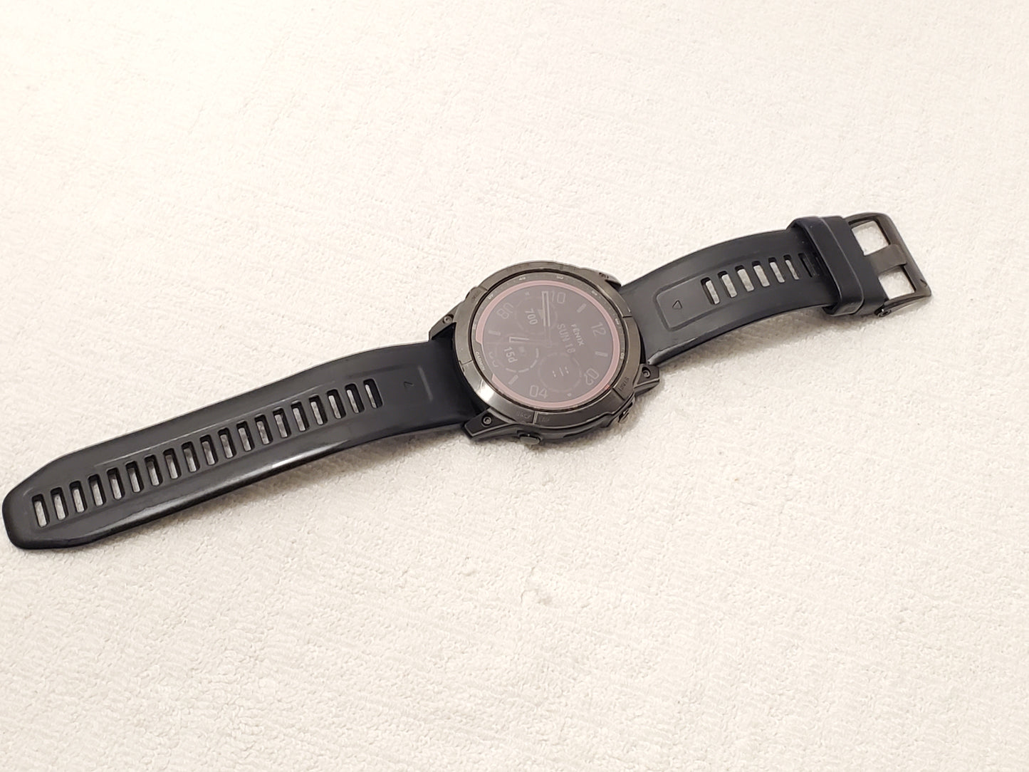 Garmin Fenix 7X Sapphire Solar Titanium Premium Multisport GPS Men's Watch Black