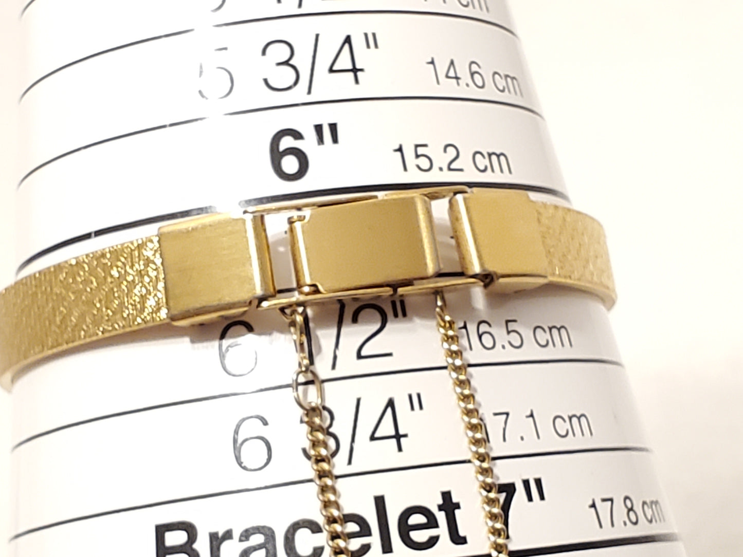 Vintage Citizen Women's Gold Plated Quartz Watch 1 Jewel Base Metal Safety Chain