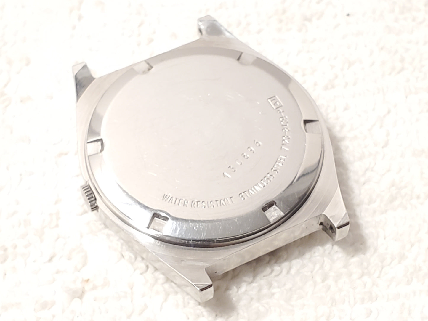 Vintage Seiko SQ Mens Blue Dial Day Date Quartz Watch Two Jewels Stainless Steel