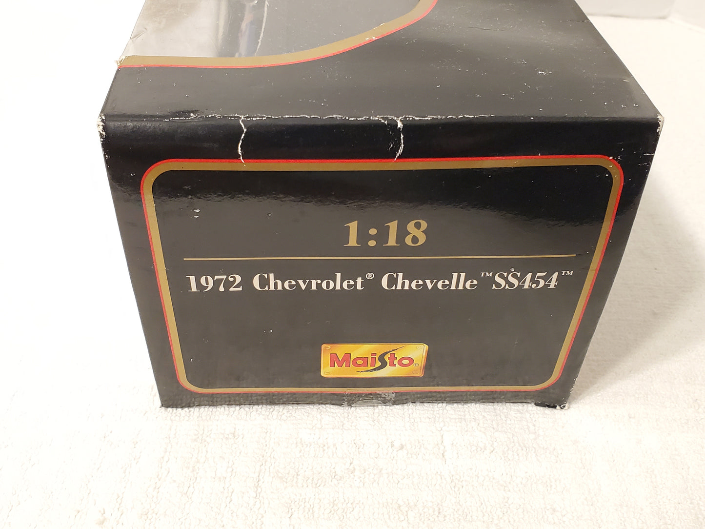 New Maisto 1972 Chevrolet Chevelle SS 454 Coupe 1:18 Scale Diecast Car Blue