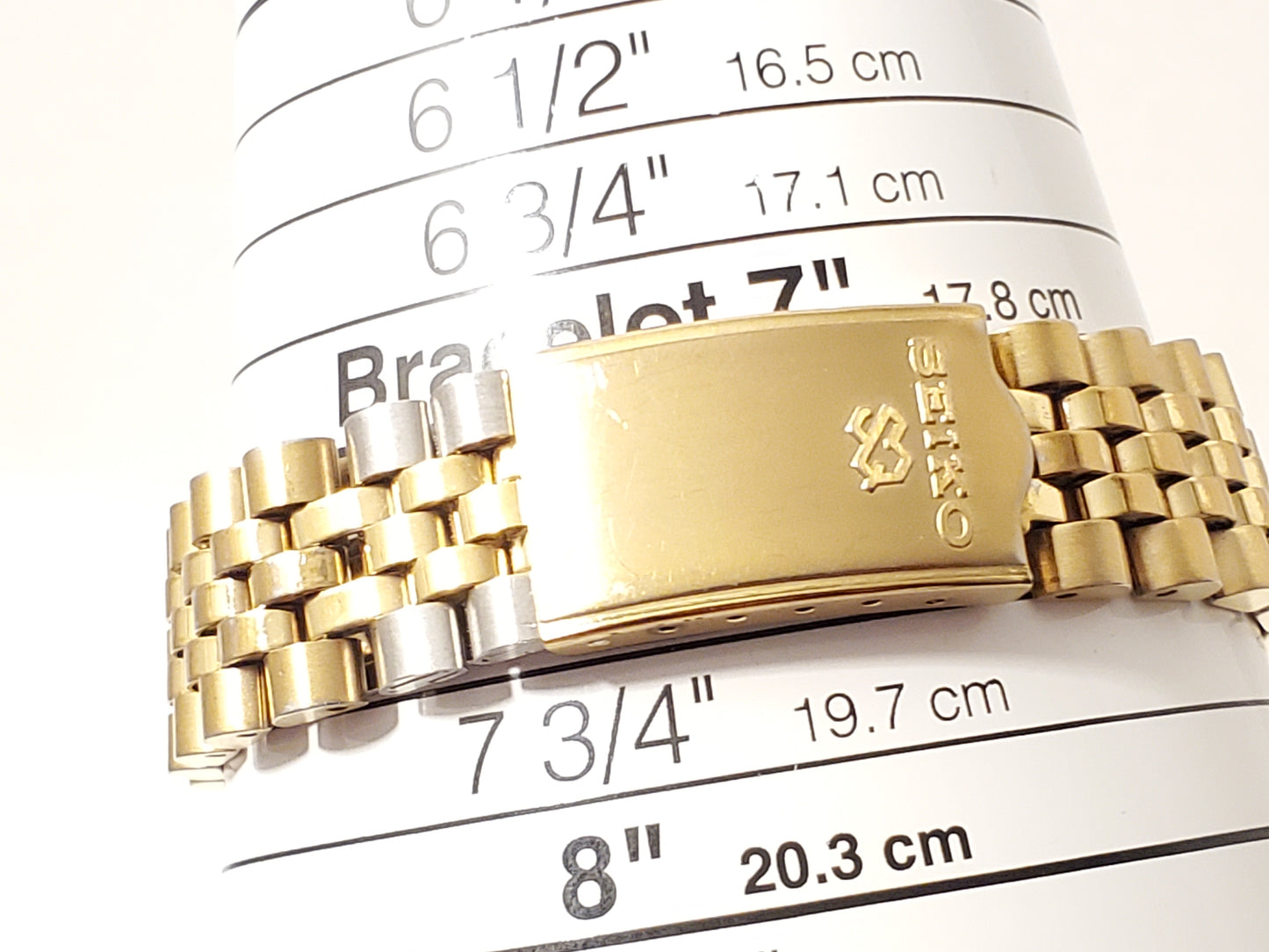 Vintage Seiko SQ Men's Gold Tone Presidential Day Date Watch Black Dial 1 Jewel