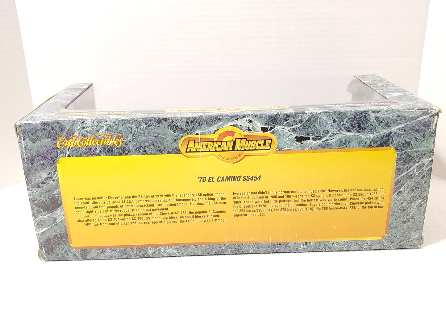 American Muscle Ertl Collectibles 1970 Chevy El Camino SS 454 1:18 Scale Diecast