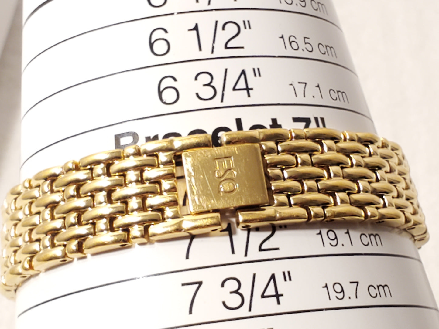 Vintage ESQ Esquire Swiss Women's Gold Plated Watch Diamonds Dial One Jewel SS