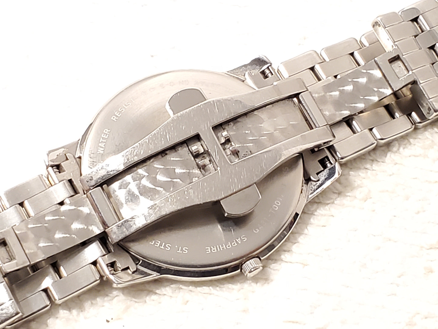 Vintage Citizen Eco Drive Stiletto Men's Watch 7 Jewels Black Dial Sapphire Crystal